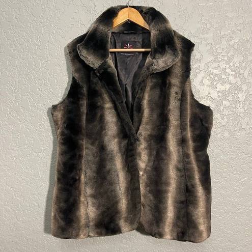 Isaac Mizrahi  Faux Fur Vest