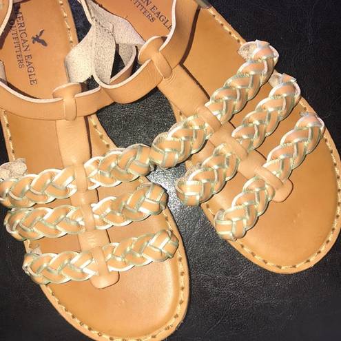 American Eagle EUC -  Outfitters Shoes Braided 8