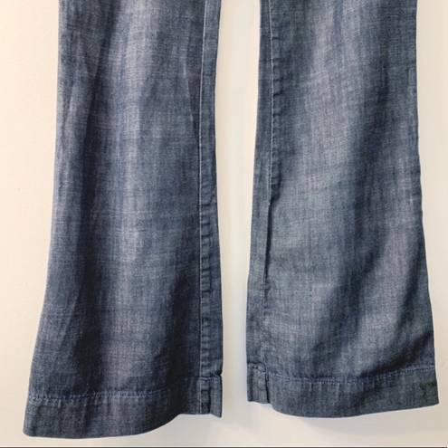 Joe’s Jeans  Knightly Wide Leg Denim Trousers 28