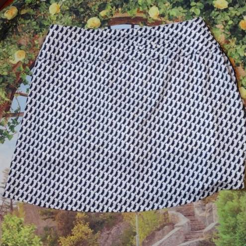 Nike  black white checkered golf skort upf 40 size XXl