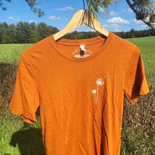  You Were Northwest Wish Tee in Orange Size Small