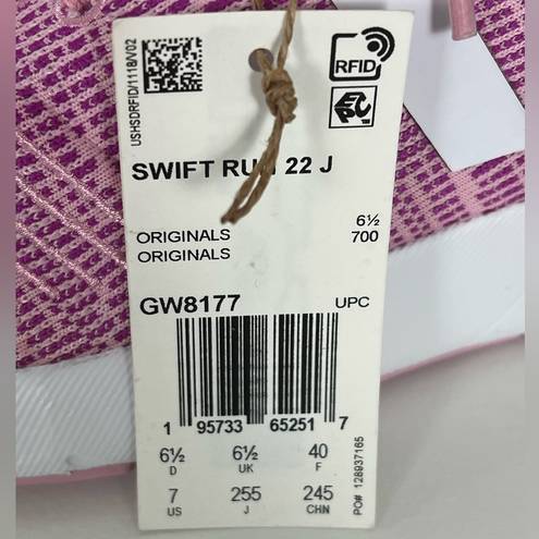 Adidas  Swift Run 22 Knit Upper Casual Athleisure Sneaker Shoe Barbiecore Pink