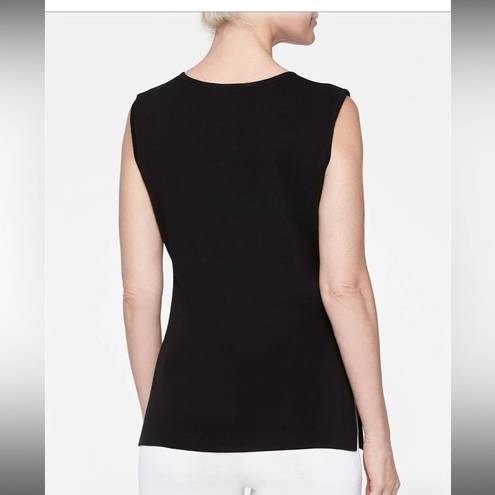 Misook Saks fifth Ave Classic Knit Tank Top, Black