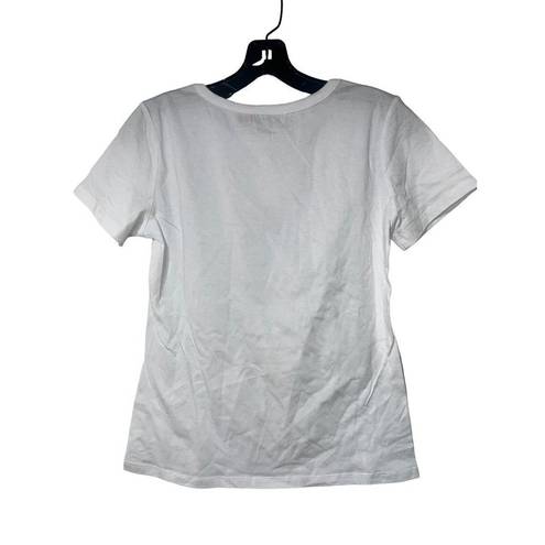 n:philanthropy  Cypress Slit Tee Top in White XSmall New Womens Tshirt