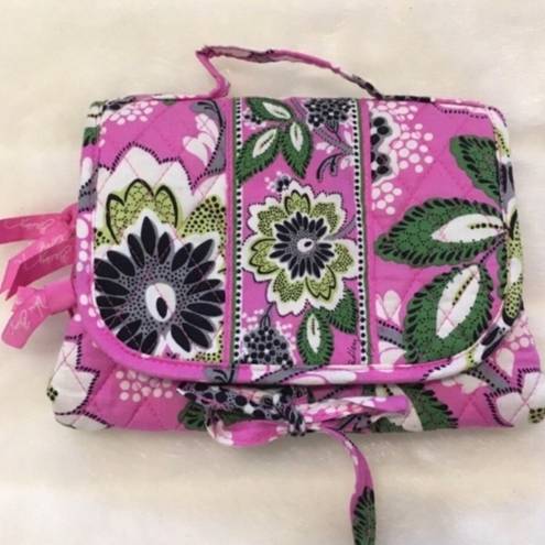 Vera Bradley  Pink Floral Cosmetic Travel Bag