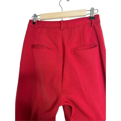 Line and Dot NWT  Rosey Cropped Pants Red sz M