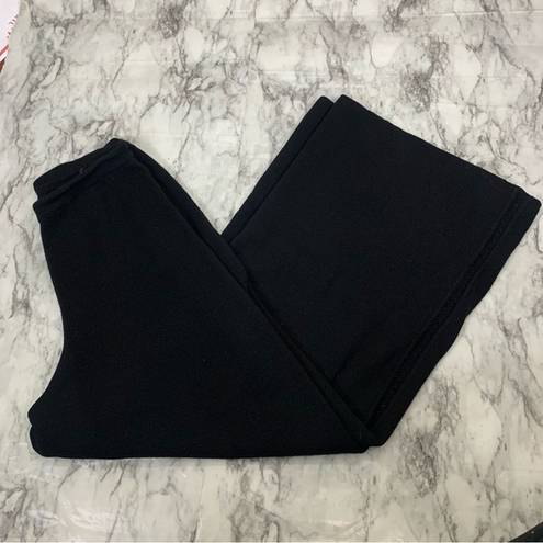 Emporio Armani  100% Virgin Wool Pants Wide Leg High Rise Black USA 28