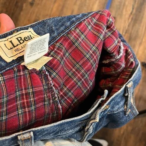 L.L.Bean 🌺 Vintage  heavy Relaxed Fit warm lined jeans