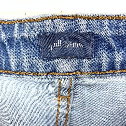 J.Jill  Boyfriend Jeans Women's Size 16 Straight Leg Ankle Light Wash Denim