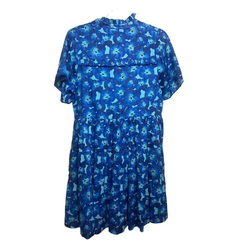 Tuckernuck  RO'S GARDEN  Blue Jacinta Deauville Dress Sz. S