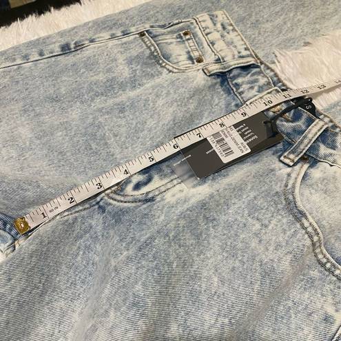 LIONESS  French Kiss Straight Leg Jean in Blue Denim NWT