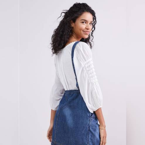 Pilcro denim overall skirt by Anthropologie