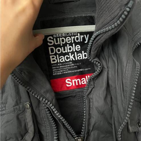 Superdry Gray Utility Jacket Coat