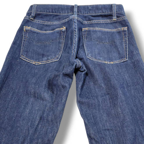  Jeans Size 25 /0 W27"xL31" Gap 1969 Legging Jean Lace Up At Ankle Blue Denim Pants 
