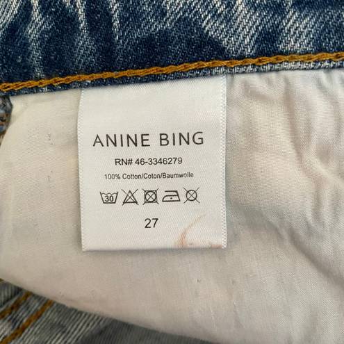 ANINE BING Betty True Blue Jeans in Vintage Blue Size 27