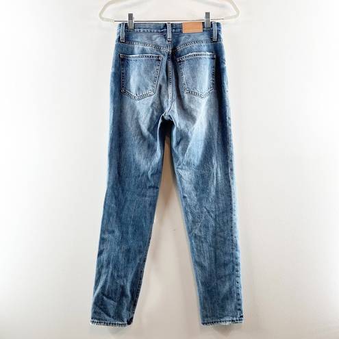 Pistola  Presley High Rise Distressed Relaxed Roller Jeans Denim Blue 24