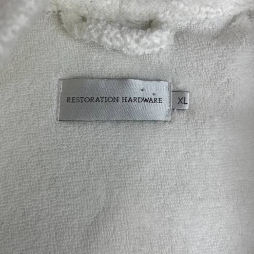 Restoration Hardware White Bath Robe Sz XL