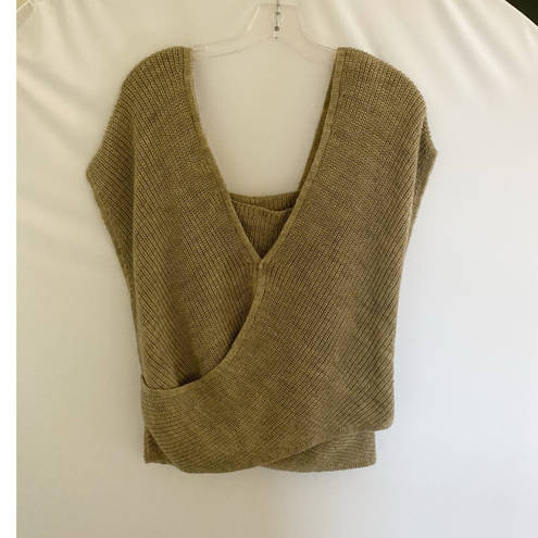 Anthropologie  Two Piece Knit Gray/taupe Sweater Set SZ S NWOT