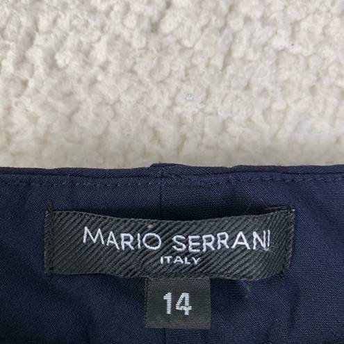 Mario Serrani  Straight l Cropped Pants Blue 14