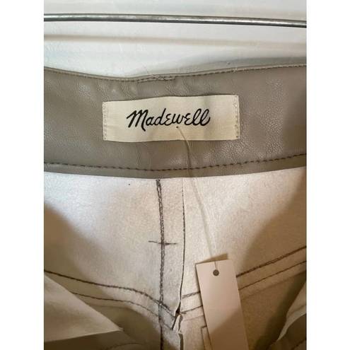 Madewell NEW  | Faux Leather "The Perfect Vintage Straight" Pant Size 27