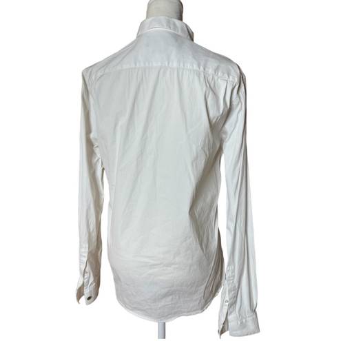 The Kooples  white button down fitted shirt size small