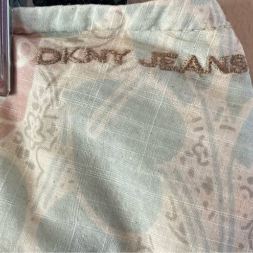 DKNY  JEANS Floral Print w/ Tie Back Accent