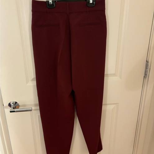 DKNY High Rise Pleated Cropped Pants