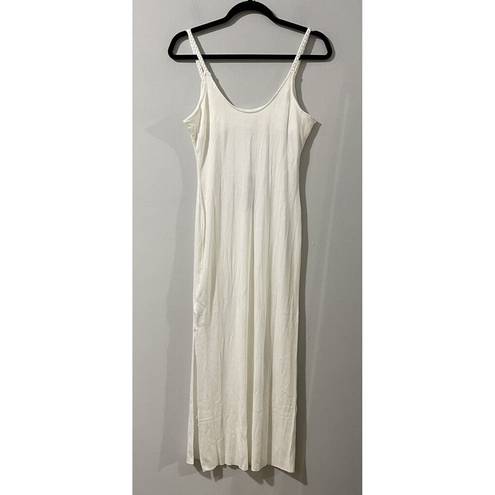 The Range  Dress Size Medium White NWT Alloy Rib Braided Midi Casual Comfort