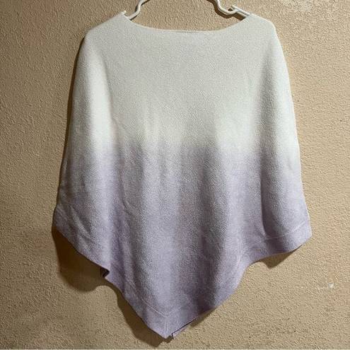 Barefoot Dreams  Cozychic Ultra Lite Ocean Breeze ombre soft violet Poncho NEW OS