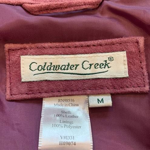 Coldwater Creek  Lavender Suede Jacket