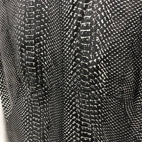 Kimberly  Ovitz Snakeskin Embossed Leather Dress