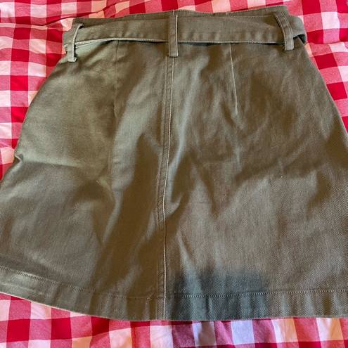 Harper  olive mini skirt