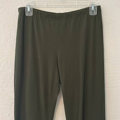 Forever 21  Army Green Bell Bottom Flair Leggings