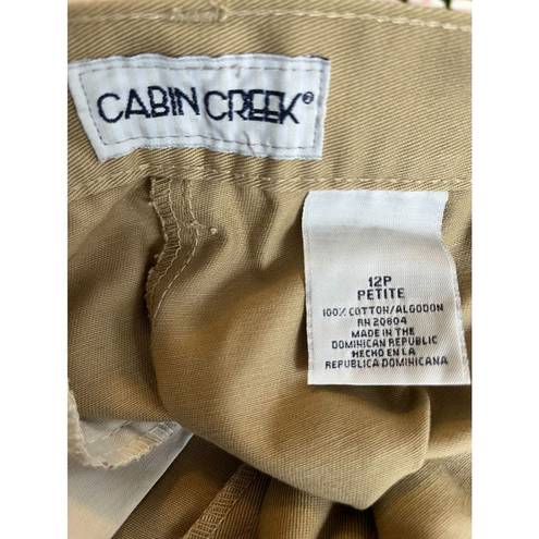 Cabin creek 1019- 12p tan trousers