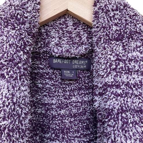 Barefoot Dreams  Robe Size 1 Heather Plum Purple Cozychic