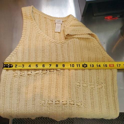 J.Jill  handknit cotton linen sweater tank