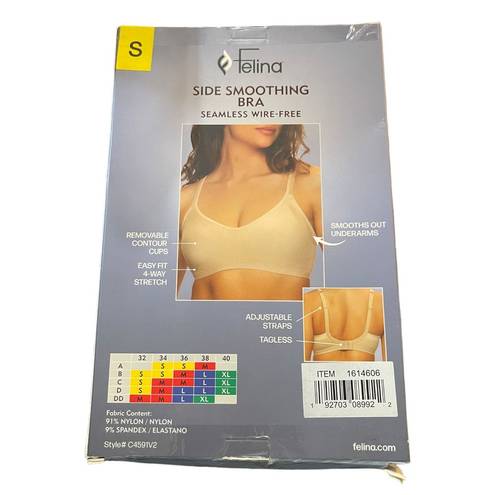 Felina  Side Smoothing Seamless Wireless Set of 2 Bras Small