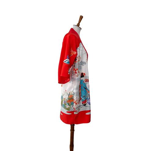 Joli Vintage Japan Kimono Robe Red Size undefined