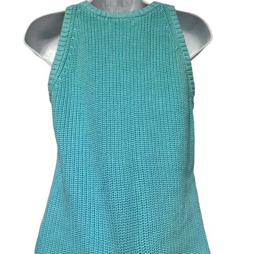 525 America  Womens Size S Blue Knit Sleeveless Sweater Vest