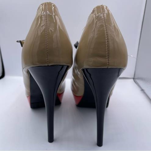 Mossimo Supply Co Mossimo glossy platform high heels women’s Size 10