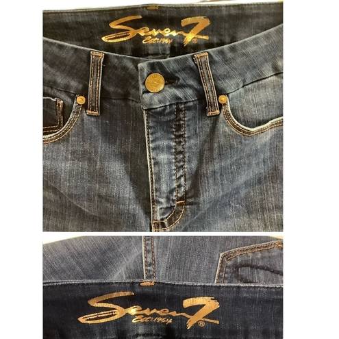 Seven7  blue jeans size 12 London wash straight leg‎