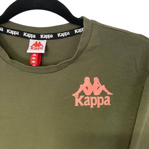 Kappa  Green Pink Long Sleeve T-Shirt Medium