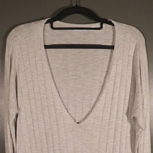 Kimchi Blue NWOT  X Urban Outfitters Gray V Neck Sweater