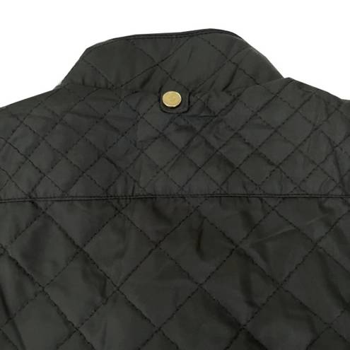 Miami  Black Quilted Sherpa Lined Vest