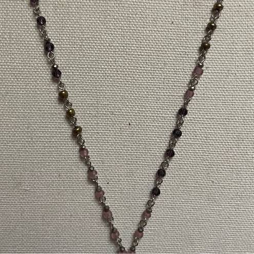 J.Jill  Autumn Stone African Topaz pendant necklace