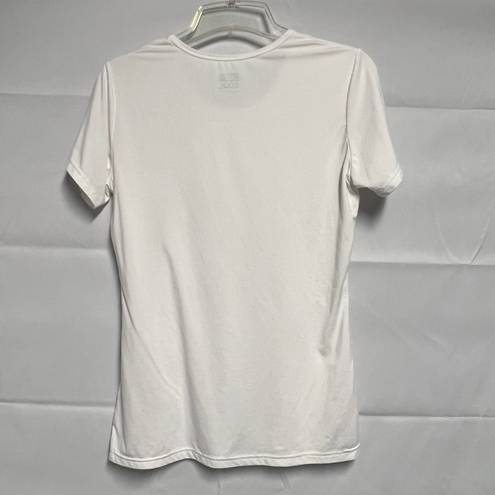 32 Degrees Heat 32 Degrees Cool White Athletic Breathable Short Sleeve Top Size Medium