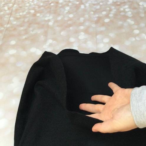 The Loft  Black Sequin Wool Blend Dress Size 2Tall