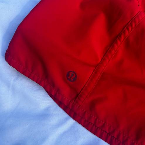 Lululemon Red Shorts