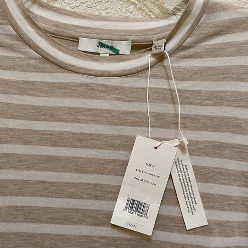 Vince  horizontal strip tee