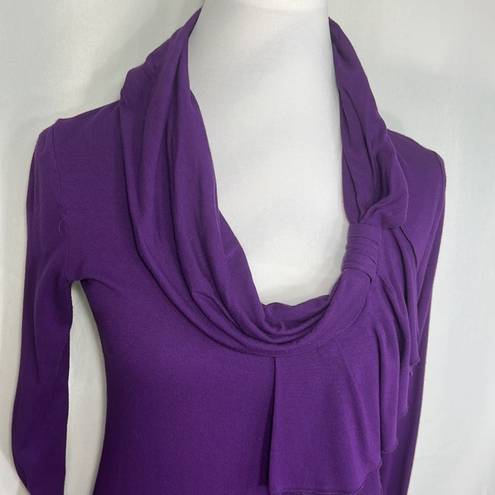 Krass&co NY& Purple Knit blouse top Small